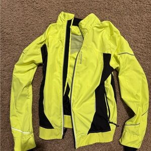 Brooks running Yellow reflective jacket